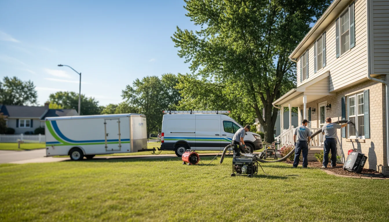Flooded Basement Restoration And Cleanup With Repair in Roscoe, MN near me